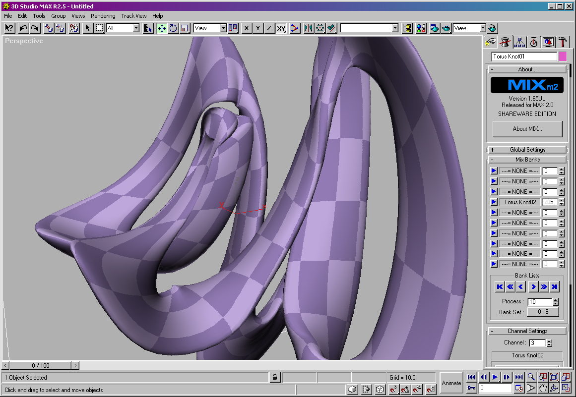 mix running in 3dsmax 2
